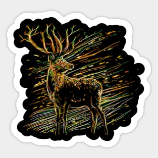 autumn wind Sticker